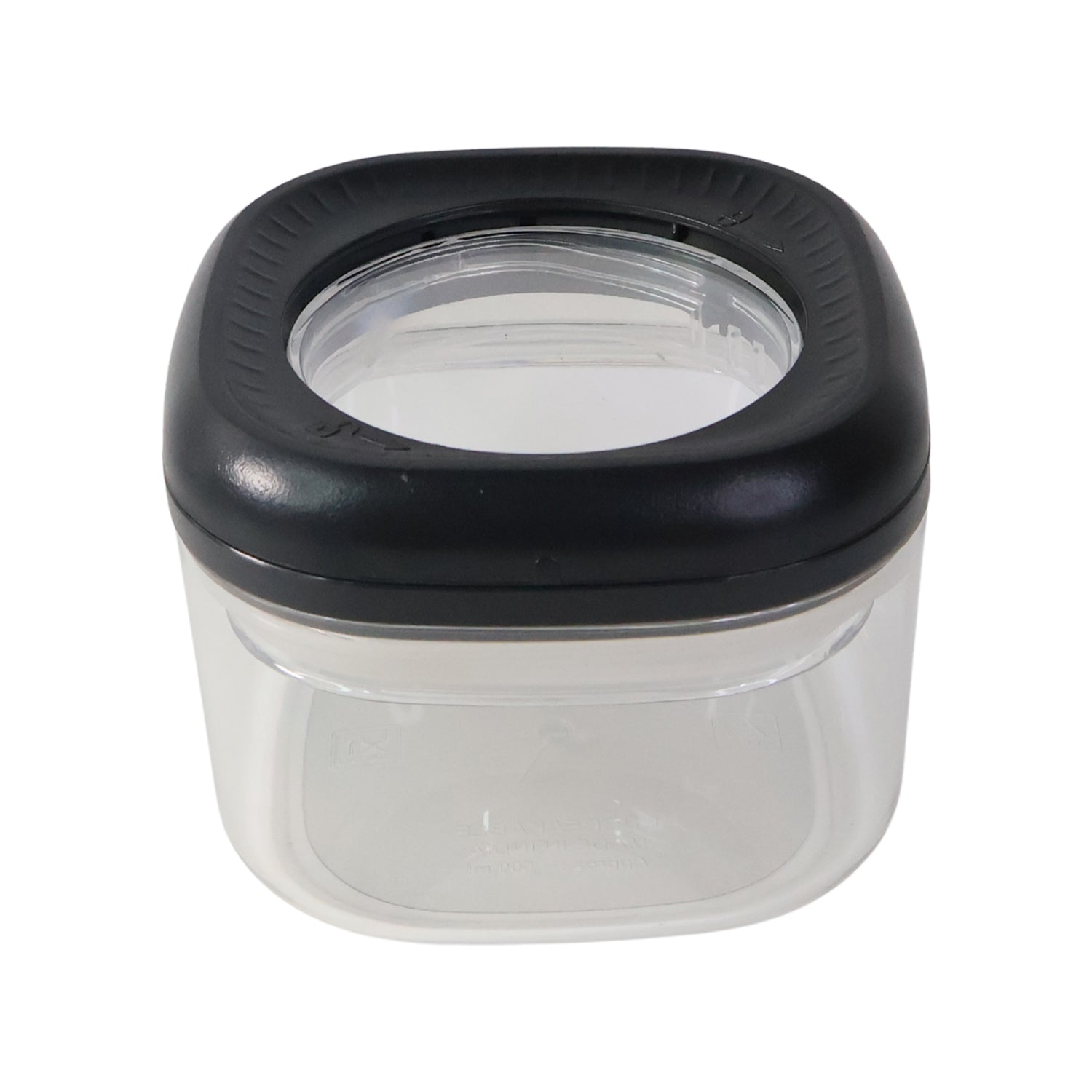 Wukusy Supermom Plastic Twist Lock Storage Container Set with 500ml capacity, two clear durable kitchen storage jars