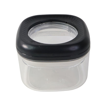 Wukusy Supermom Plastic Twist Lock Storage Container Set with 500ml capacity, two clear durable kitchen storage jars