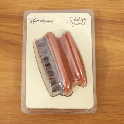 Wukusy manual scalp massage shampoo brush with soft silicone bristles for gentle scalp cleansing and relaxation.