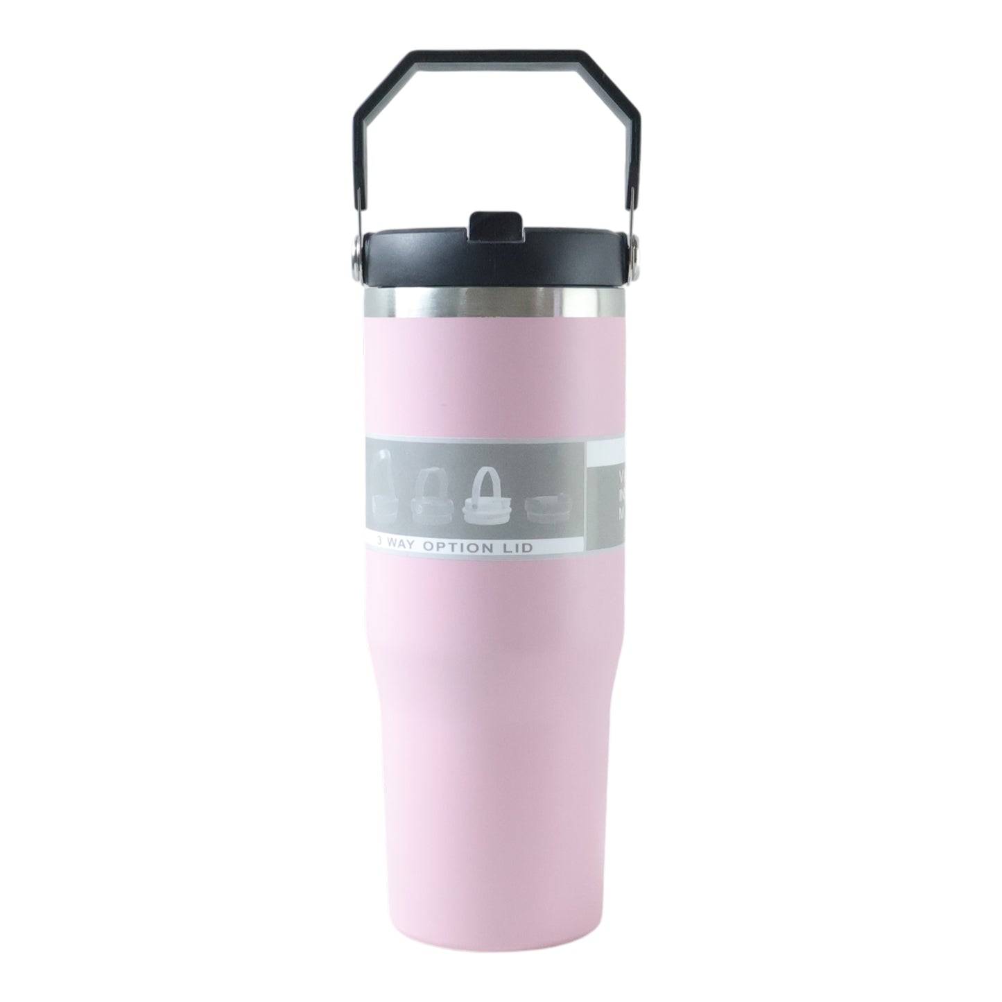 Wukusy premium stainless steel insulated travel tumbler, 900 ml capacity, with a sleek design and spill-proof lid for hot and cold beverages