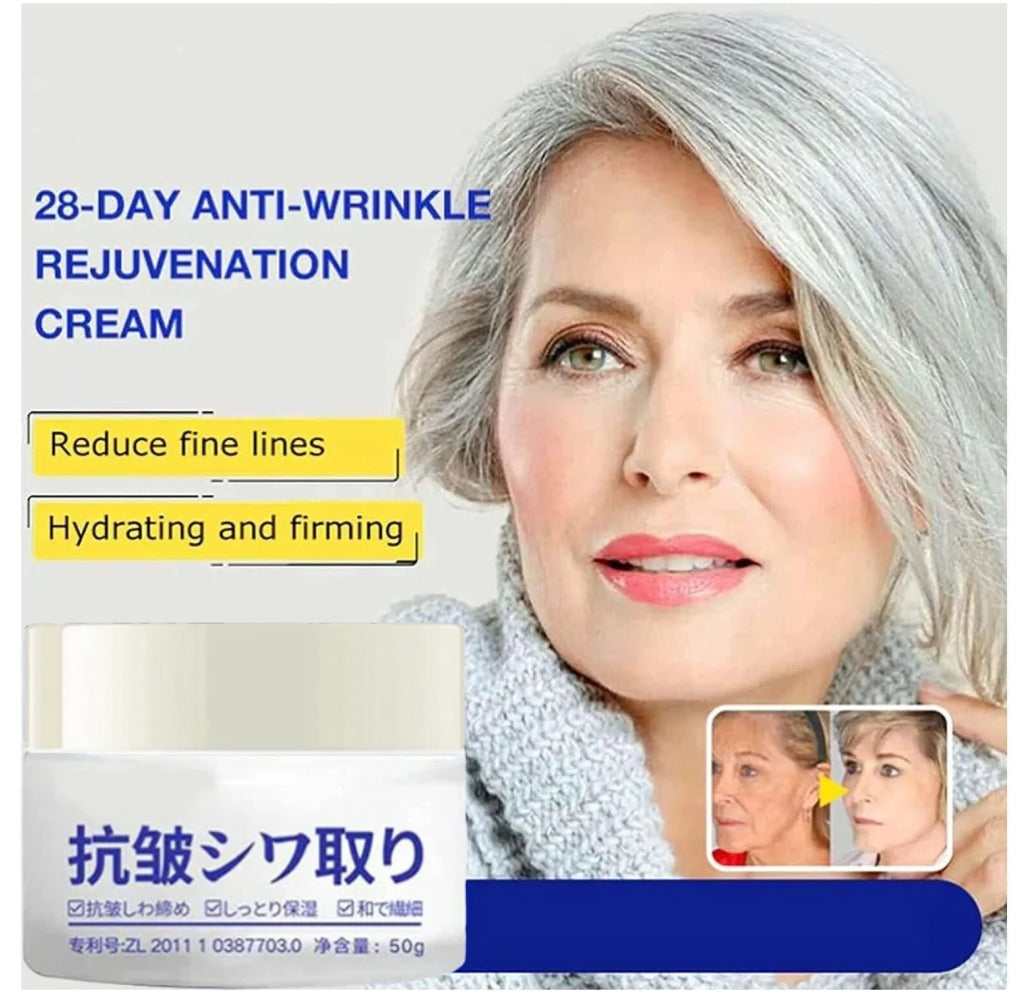 Rajuvenation Creame 50g, a stretch marks and scar cream by 5912, shown in a tube with product packaging.