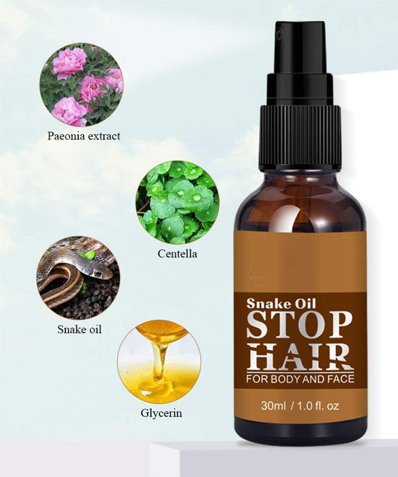 Pair of 5912 Snake Oil Stop Hair stretch marks and scar creams in a 2-pack, natural skincare treatment for skin imperfections.