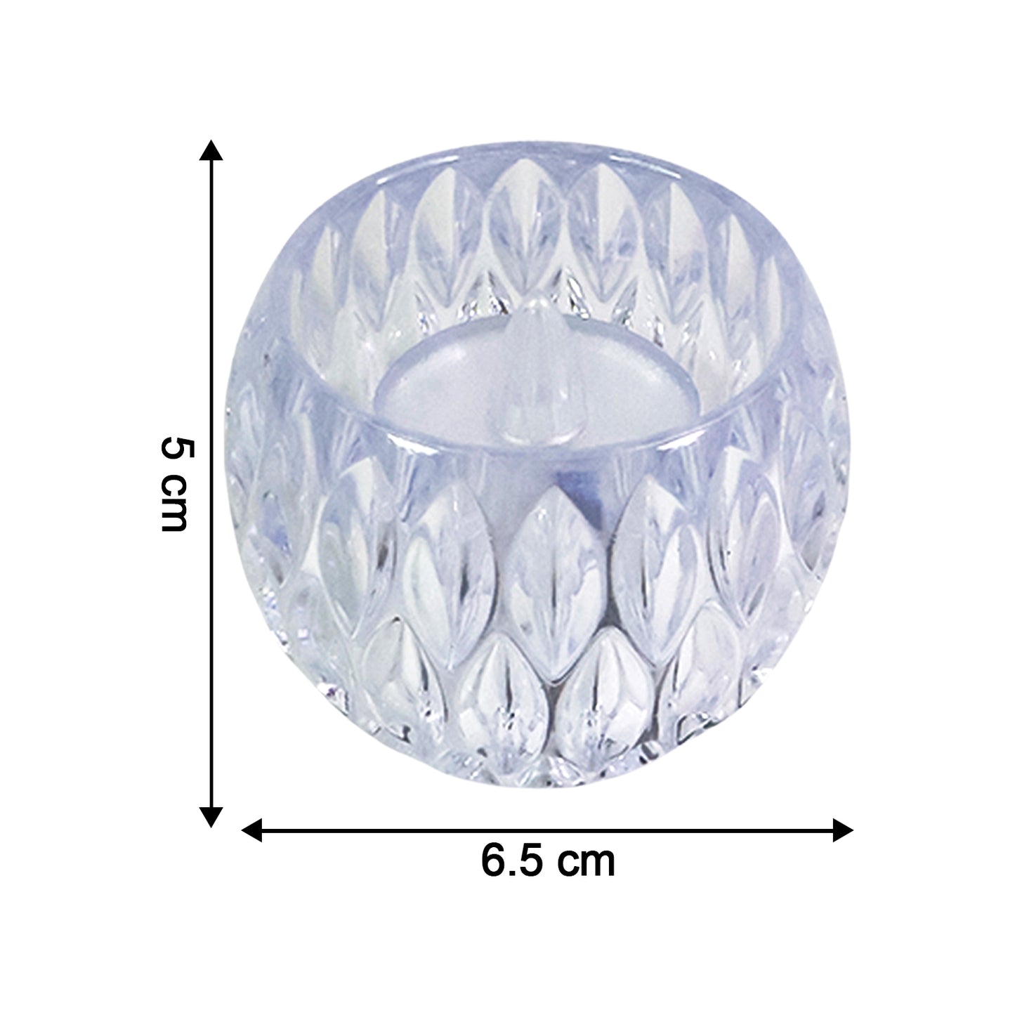 Set of 12 Wukusy crystal-style LED decorative lamps resembling candles for elegant home decor illumination.