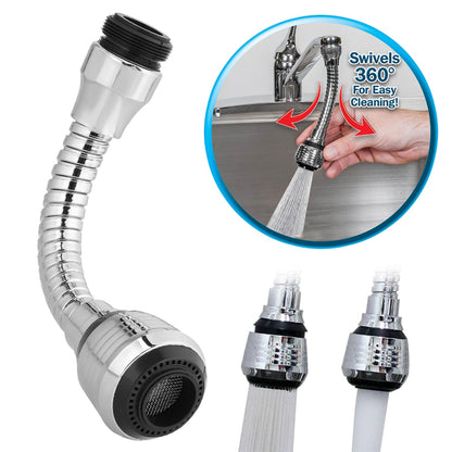 Wukusy 9006 flexible water sprayer and sprinkler for watering and washing, with adjustable spray head and lightweight design.