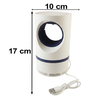 Wukusy electric USB mosquito killer lamp with suction trap for indoor insect control, featuring a compact design and bright UV light.
