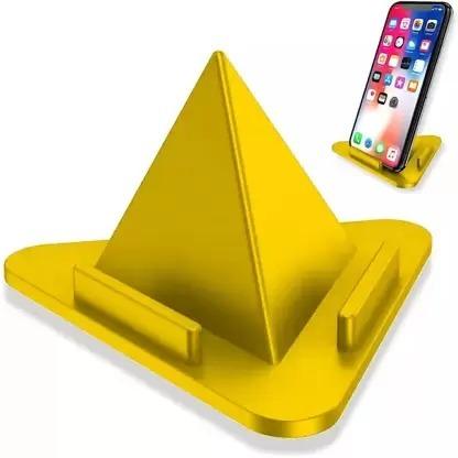 Wukusy Pyramid Mobile Stand with three inclined angles, adjustable mobile accessories holder for convenient viewing and use.