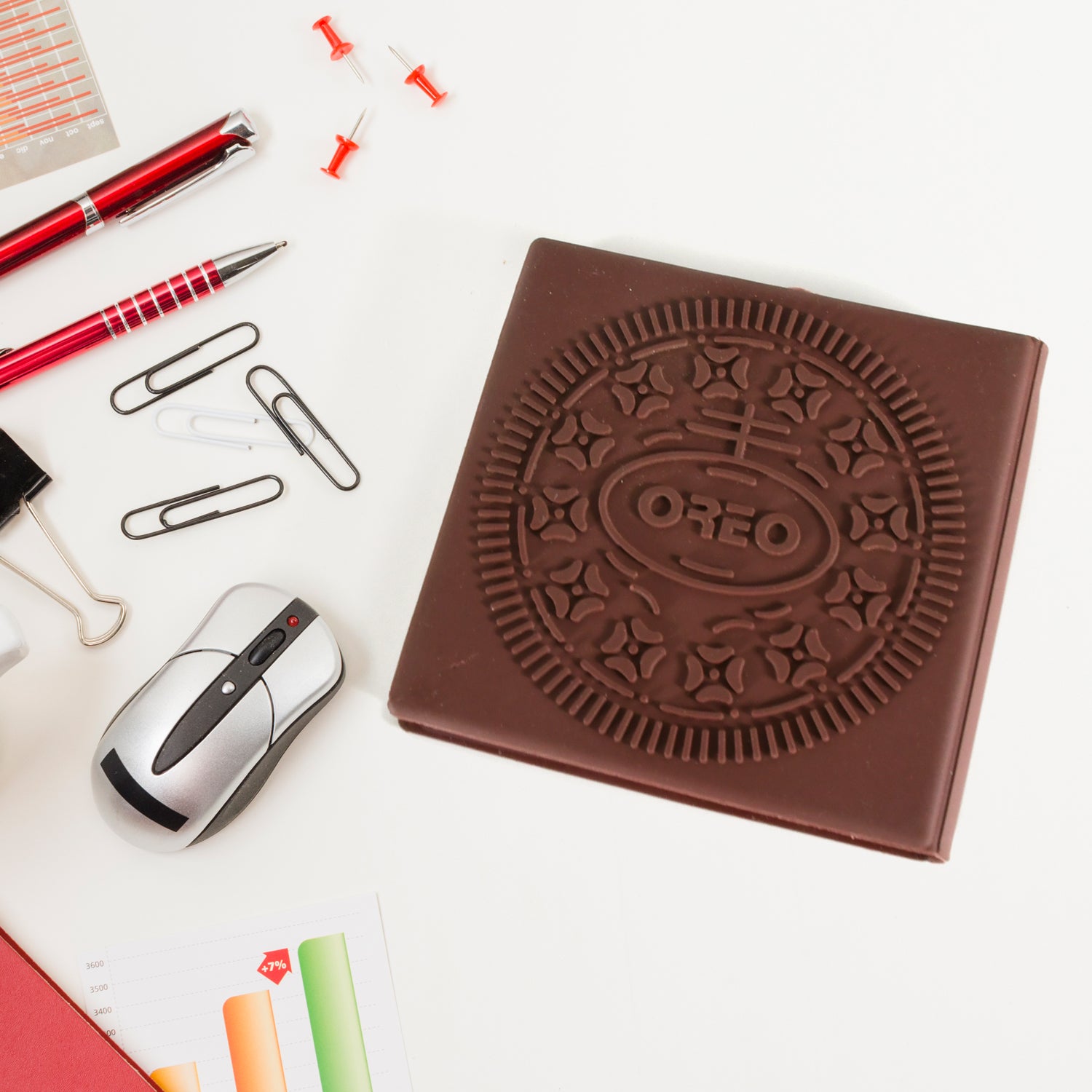 Wukusy Chocolate Diarynotebook with 80 pages, featuring a chocolate-scented cover, ideal for writing practice and early learning.