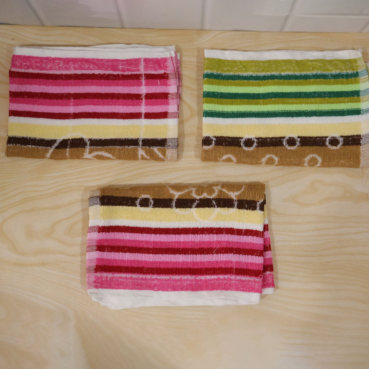 Glass Cleaning Duster Cloth Set For Kitchen And Window Cleaning (3 Pc 50x33 Cm)