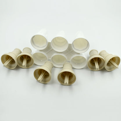 Wukusy 6-piece ice cream mold set for making homemade ice creams, suitable for restaurants, parlors, and home kitchens.