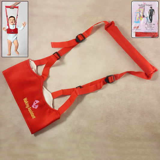 Wukusy adjustable baby walking assistant harness with safety support belt, featuring padded straps and secure fastening for toddlers.