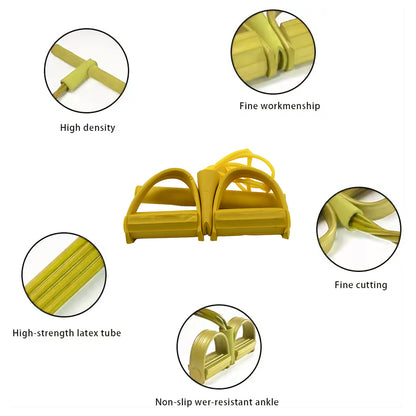 Wukusy 1342 Extra Strong Pull String Bodybuilding Training Rope for rubber-based exercise and strength training.