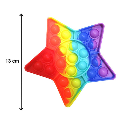 Wukusy 8067 Star fidget toy and fidget tool for kids, colorful, small handheld toy used for stress relief and play.