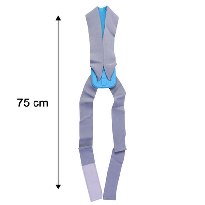 Wukusy ergonomic adjustable back posture corrector support belt for improved spinal alignment, shown in medium size with straps.