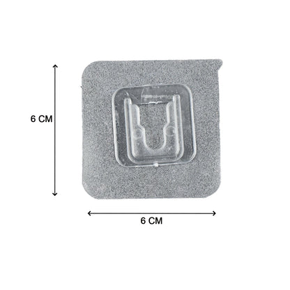 Wukusy 7432 Self Adhesive Female Magic Transparent Sticker for home improvement projects, showing the clear adhesive surface.