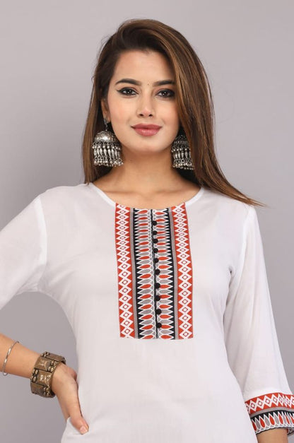 Light blue women's Kurti from 6164, featuring traditional design and comfortable fit, perfect for casual and festive wear.