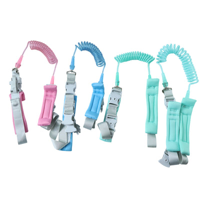 Wukusy Mix Design Baby Safety Walking Leash attached to a child's hand, lightweight and adjustable for toddler safety during walks.