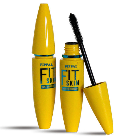 Pippal Fit Skin Mascara with Eyeliner in 12G, waterproof, volumizing for bold, dramatic lashes, long-lasting formula.