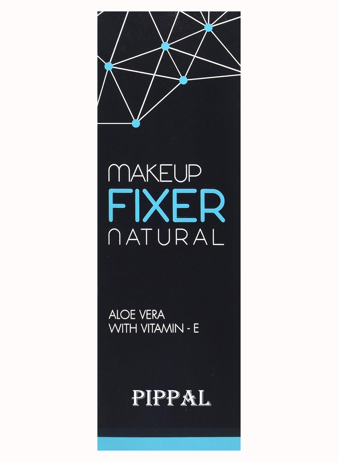 Pippal long-lasting natural makeup fixer spray primer in transparent 80ml bottle, suitable for setting and refreshing makeup.