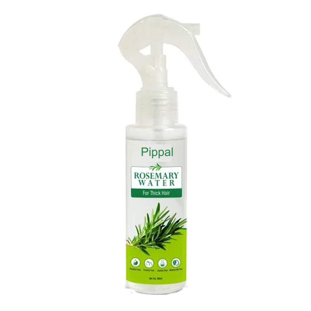 Rosemery Water Spray for Hair Growth in 100ml bottle, natural hair care spray from brand 6255, shown in the image.
