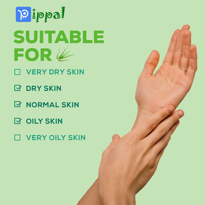 Pack of 2 Pippal Fruit Ultra Smooth Skin Nourishing Body Lotions, 100 ml each, in a creamy, smooth texture for skin hydration.
