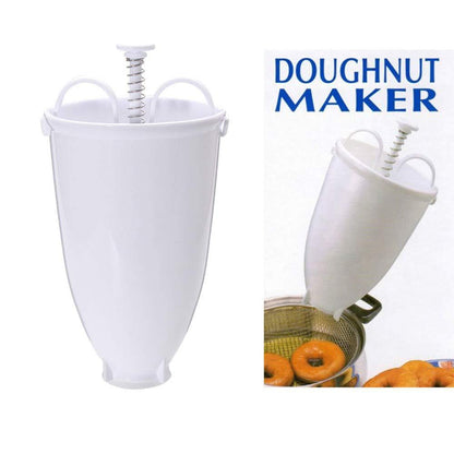 Wukusy 646 Mini Donut Maker Dispenser, plastic kitchen tool for making small donuts or vadamuduwada at home.