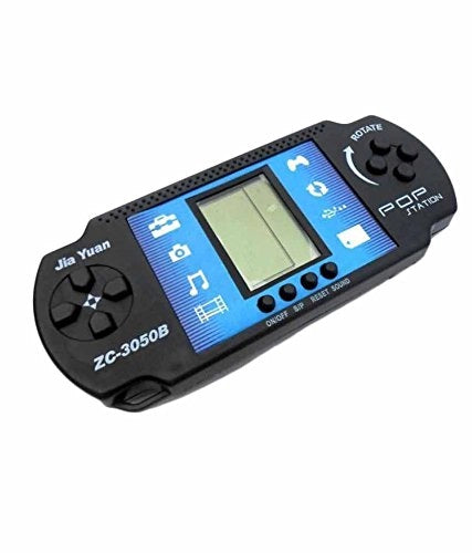 Portable POP Station Hand Console video game from 6824, designed for travel and pocket gaming, with colorful controls and screen.