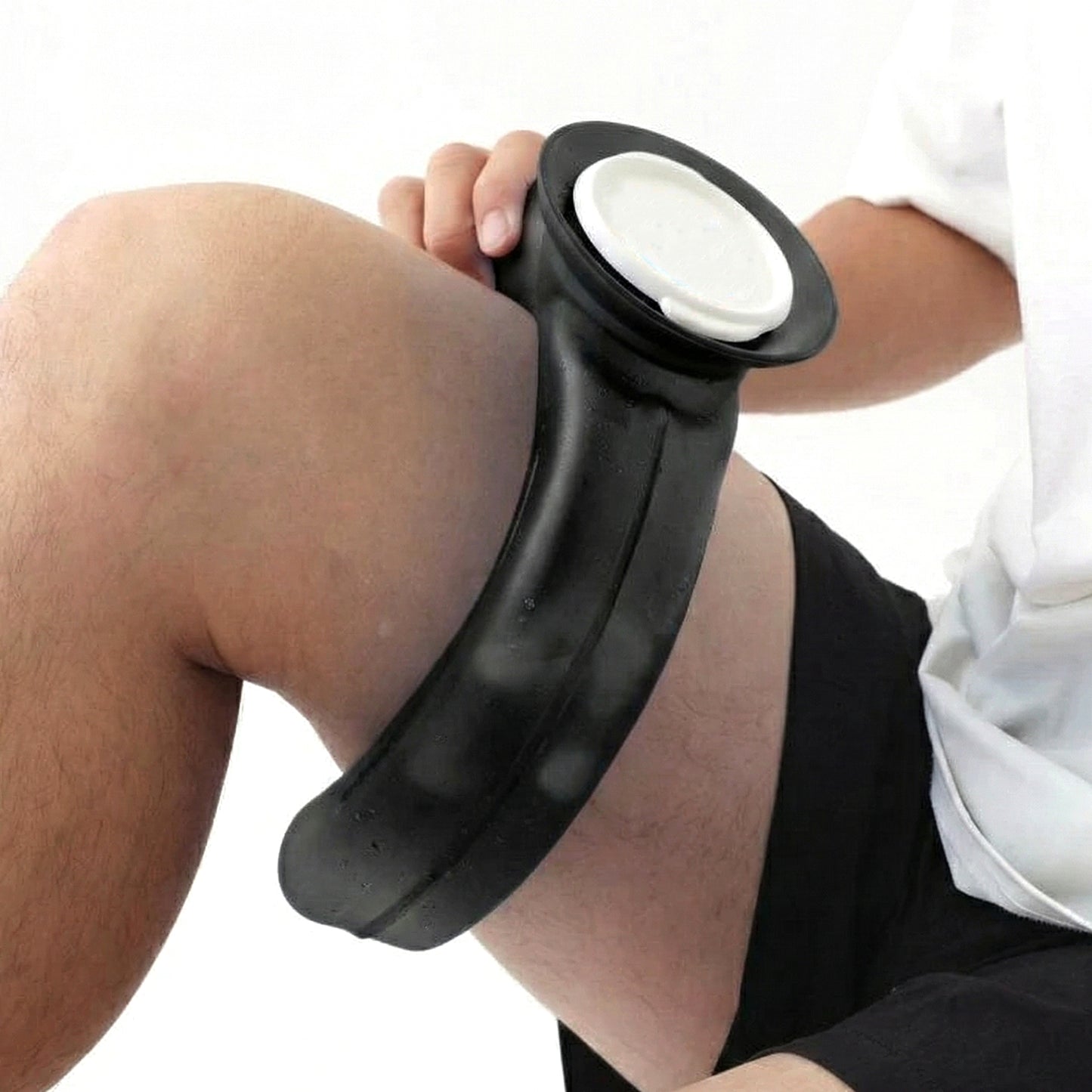 Wukusy U-shaped comfort support pillow displaying its soft, ergonomic design ideal for neck and back support.