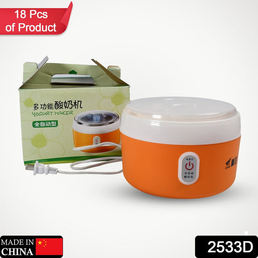 Wukusy 2533d electric yogurt maker machine with plastic container for home use, automatic yogurt preparation appliance