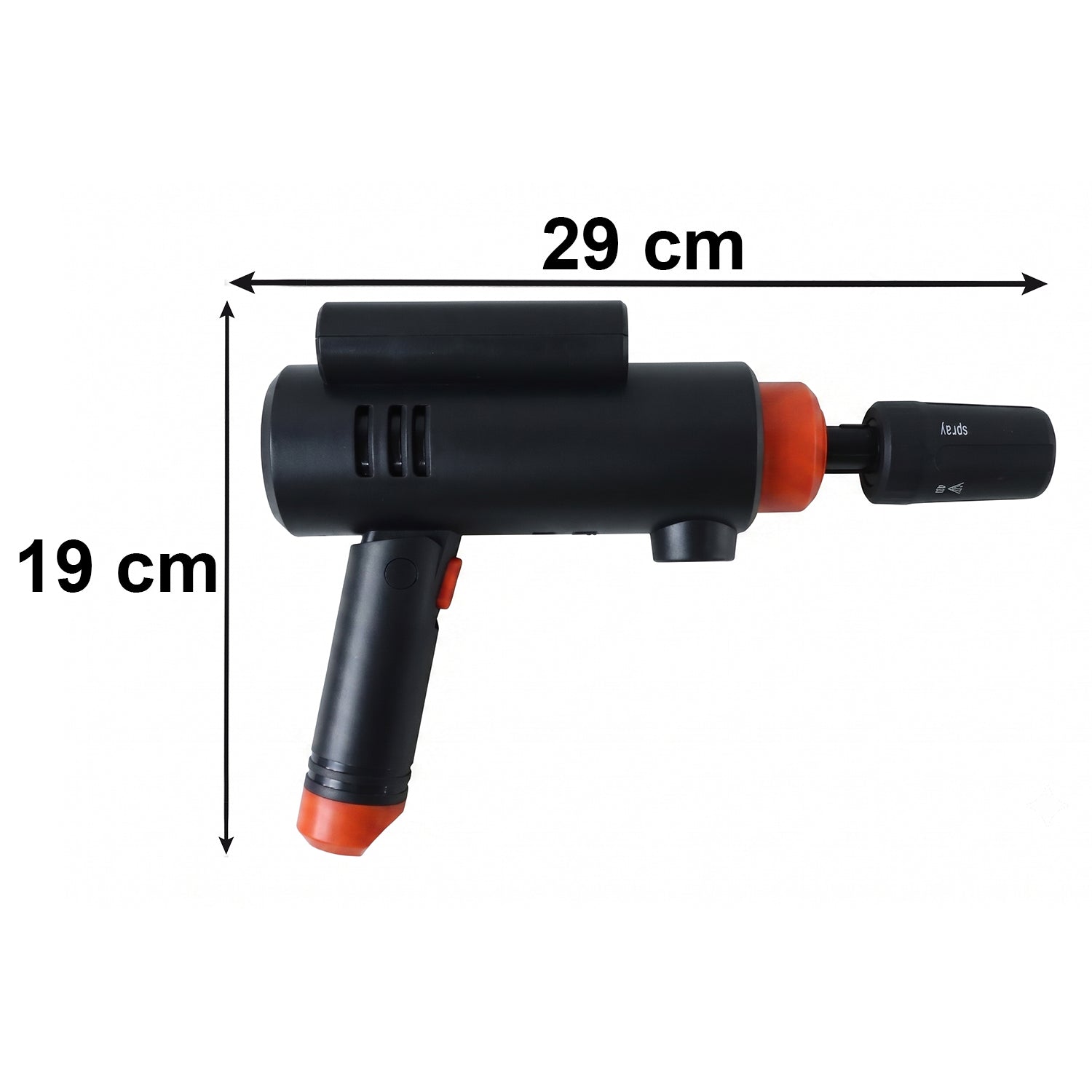 Wukusy portable high-pressure cordless car washer with spray nozzle for effortless cleaning of vehicles.