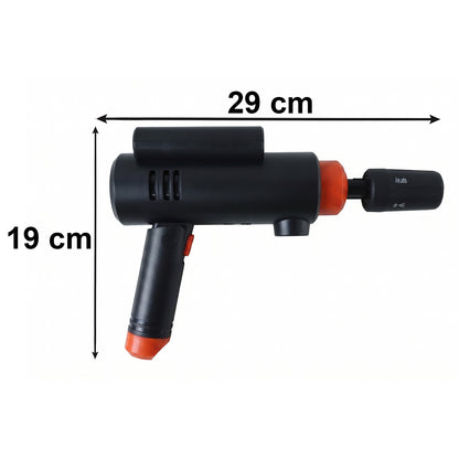 Wukusy portable high-pressure cordless car washer with spray nozzle for effortless cleaning of vehicles.