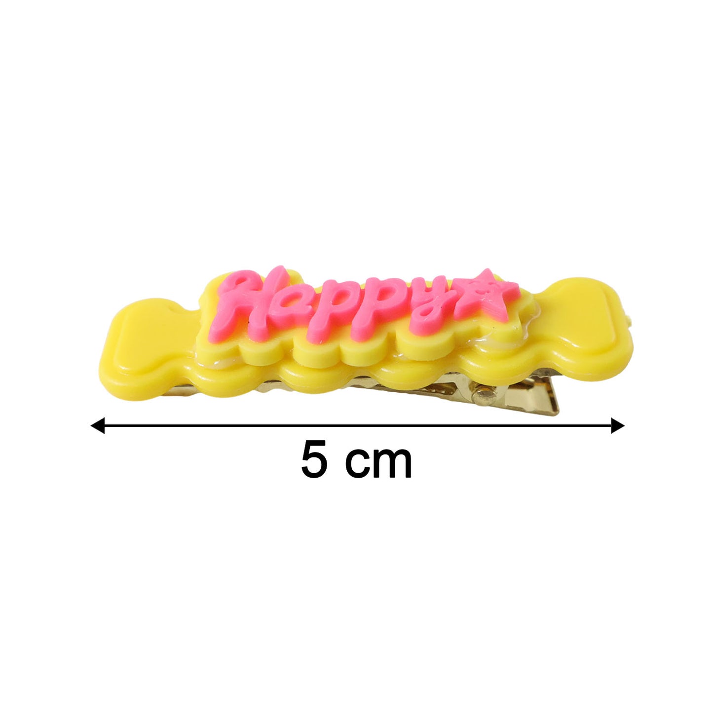 Set of four cute bone-shaped snap hair clips by Wukusy, perfect for kids' playful and stylish hair accessories.