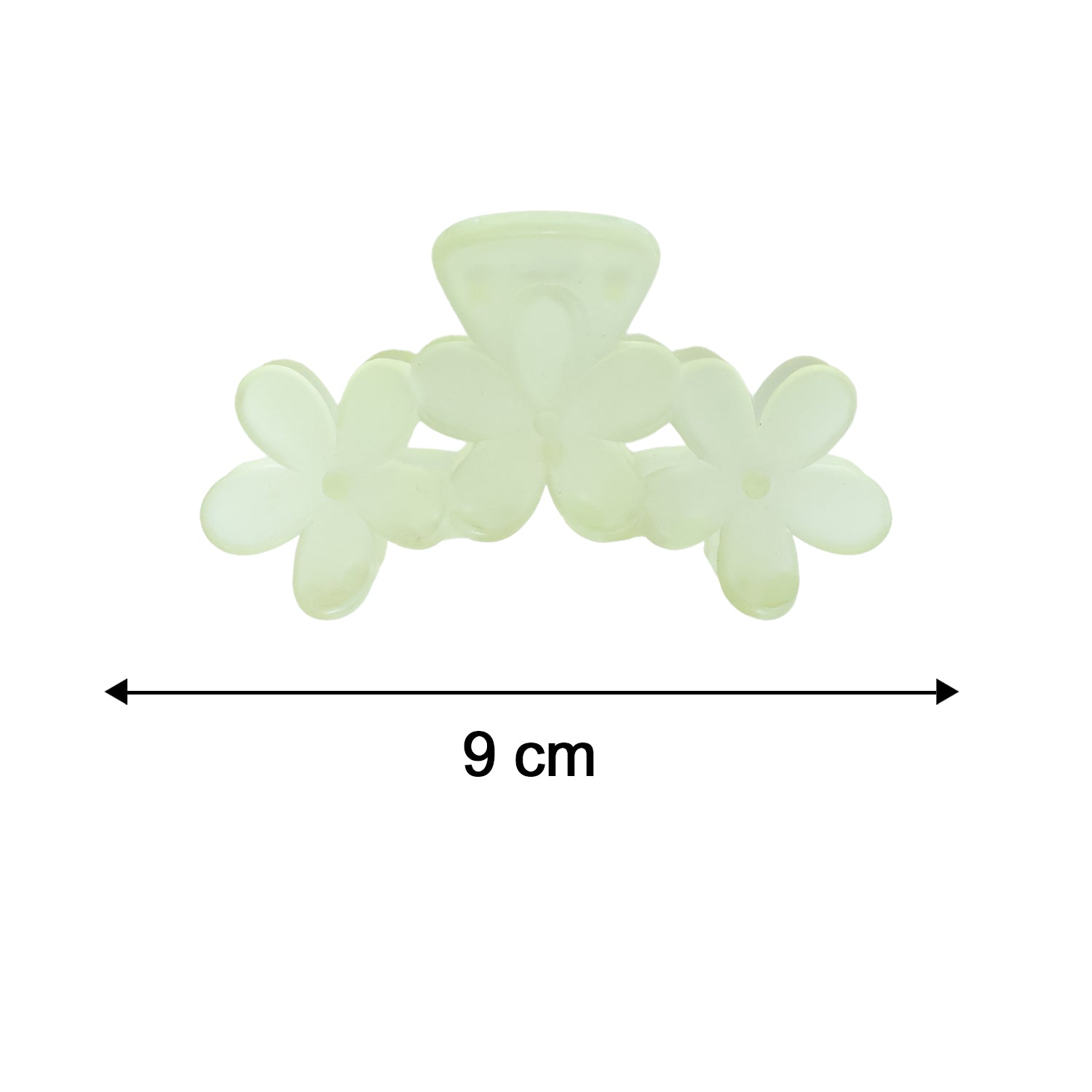 Wukusy floral design hair claw clip for women, featuring elegant flower patterns and sturdy clasp for stylish hair styling.