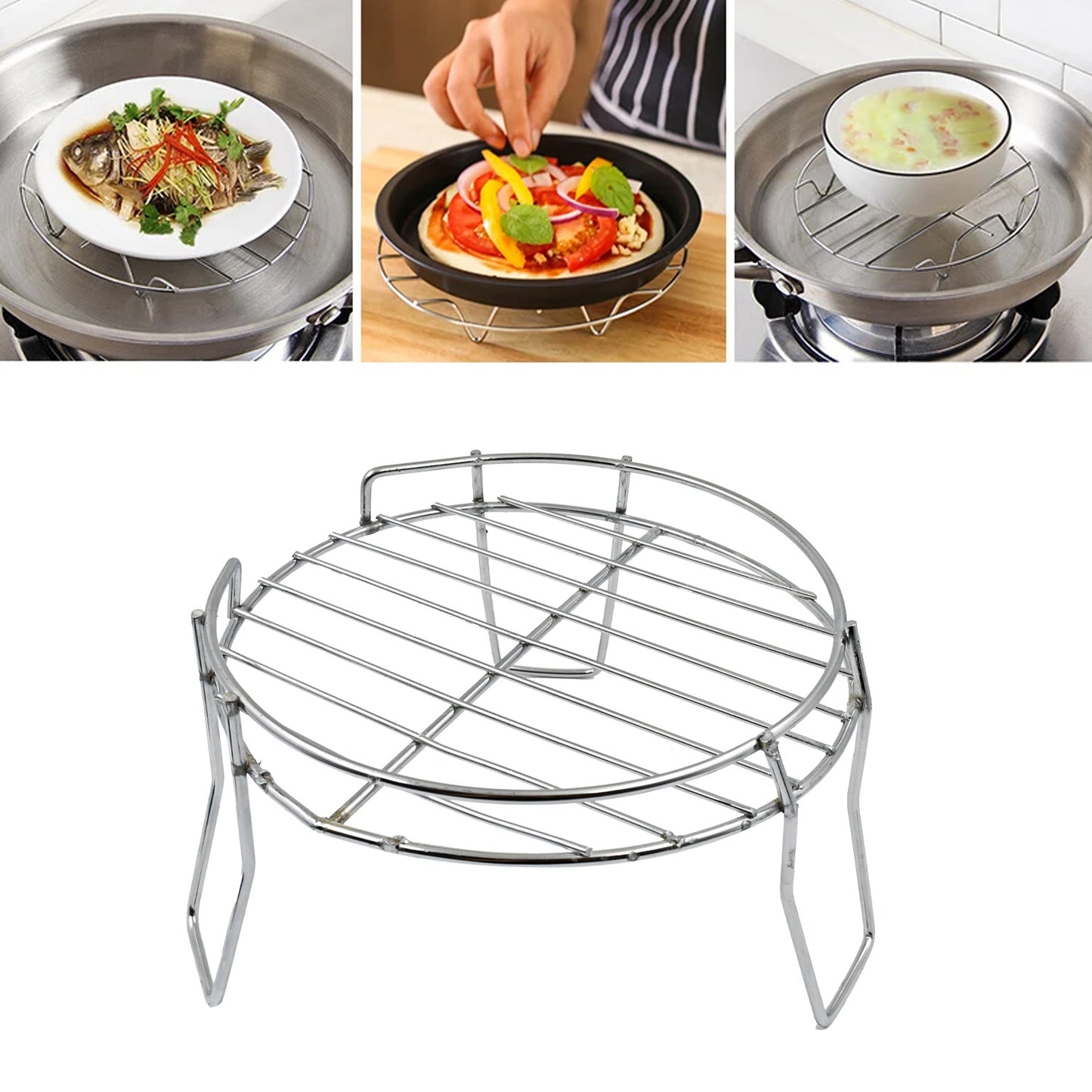 Wukusy 2559 pot stand designed for home garden or balcony decor, featuring a sturdy metal frame for supporting potted plants.