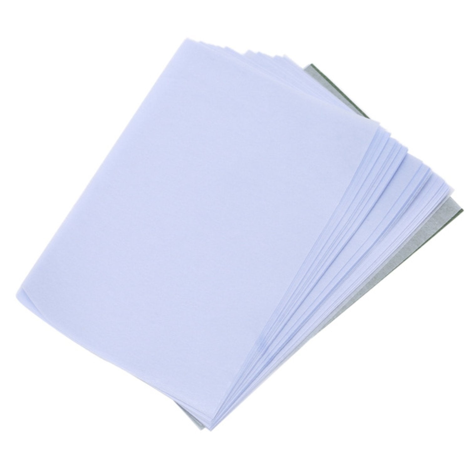 Wukusy 2599 Oil Absorbing Sheets cooking paper, white sheets on a kitchen surface, designed to remove excess oil from fried foods.