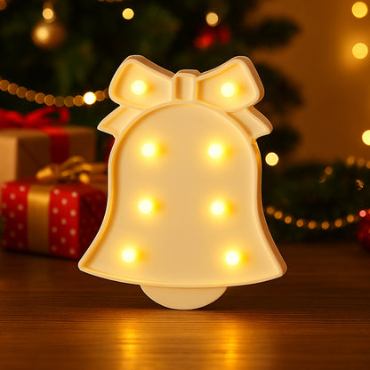 Wukusy bell-shaped LED decorative night light for home decor, with a soft glow and modern design, perfect for cozy spaces.
