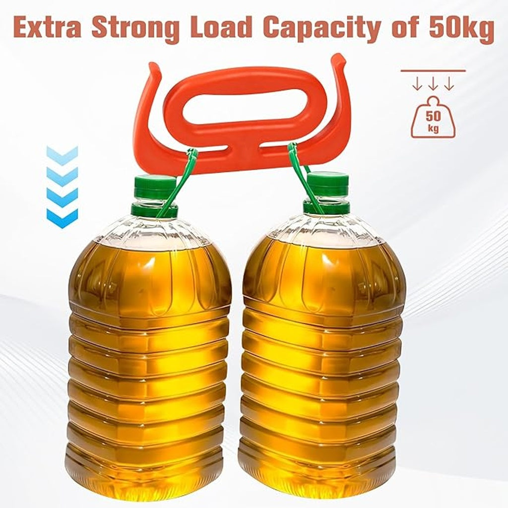 Wukusy heavy duty grocery bag carry handle grip holder showing sturdy plastic handle for easy carrying of shopping bags