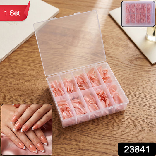 Set of artificial nail tips by Wukusy, salon-style manicure nails perfect for home or professional nail art application