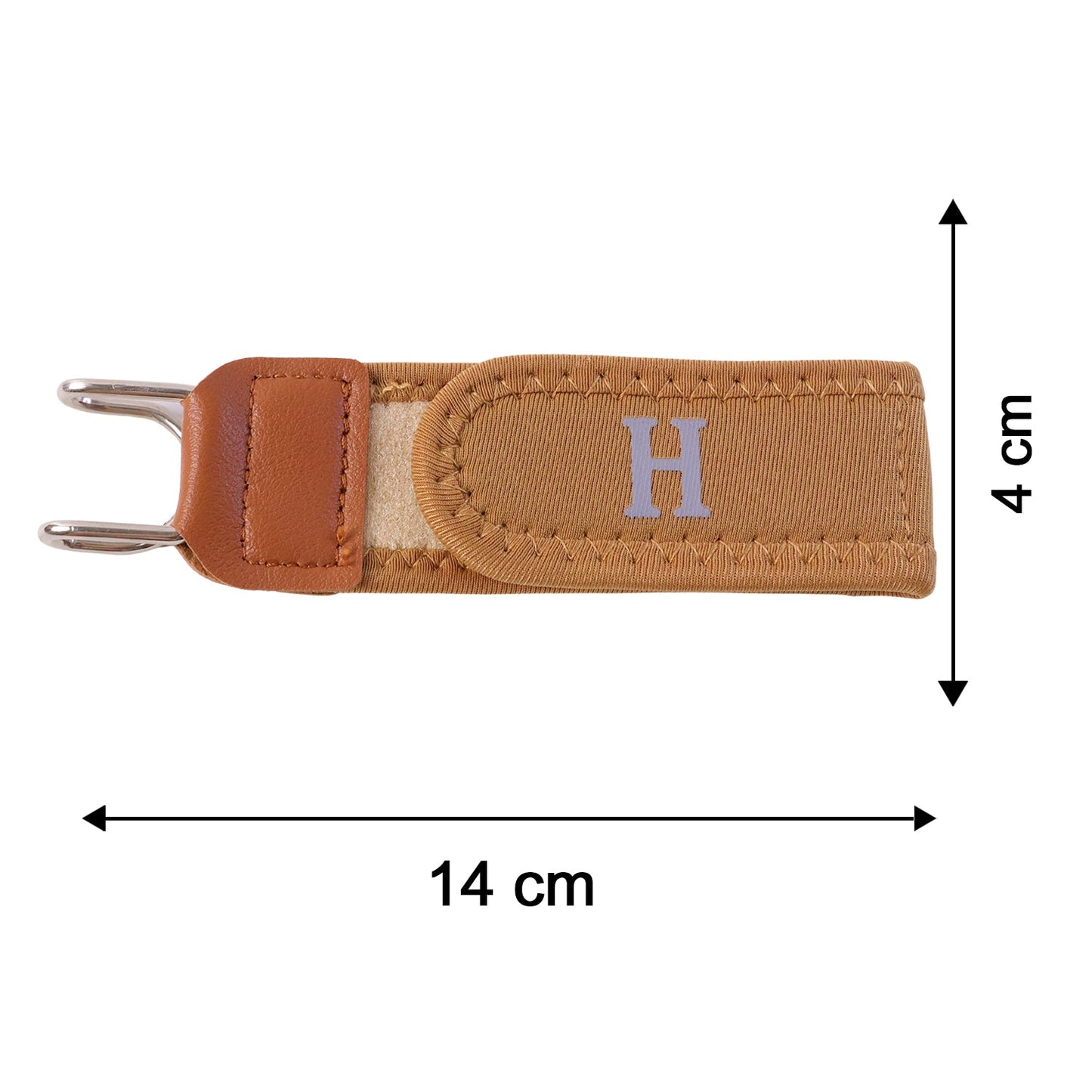 Adjustable Buckleless Elastic Waist Belt Hooks For Jeans And Trousers (2 Pc Set)