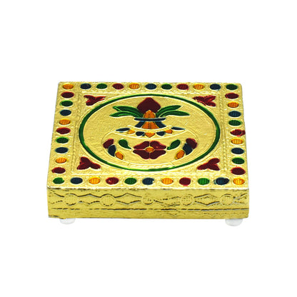 Decorative wooden bajot from Wukusy, a stylish home decor piece with intricate craftsmanship and natural wood finish.