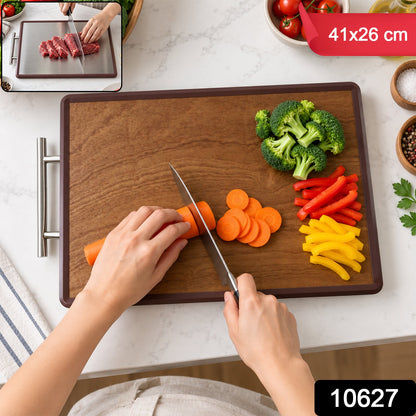 Heavy Duty Dual Sided Chopping Board With Handle For Everyday Kitchen Chopping