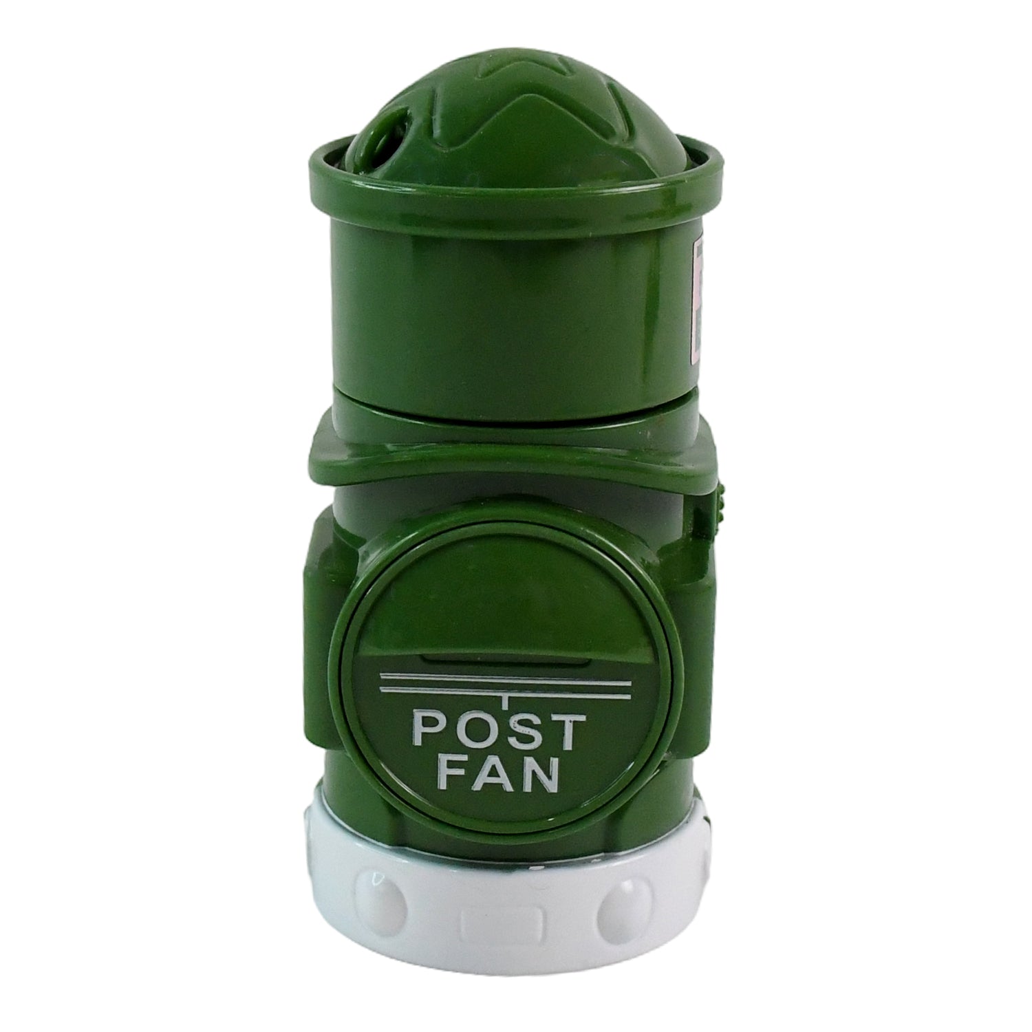 Wukusy manual portable handheld post fan for office use with adjustable handle and compact design, ideal for personal cooling.