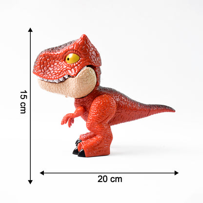 Colorful dinosaur-shaped stationery gift set for kids by Wukusy, including pens, notepads, and stickers in a playful arrangement.