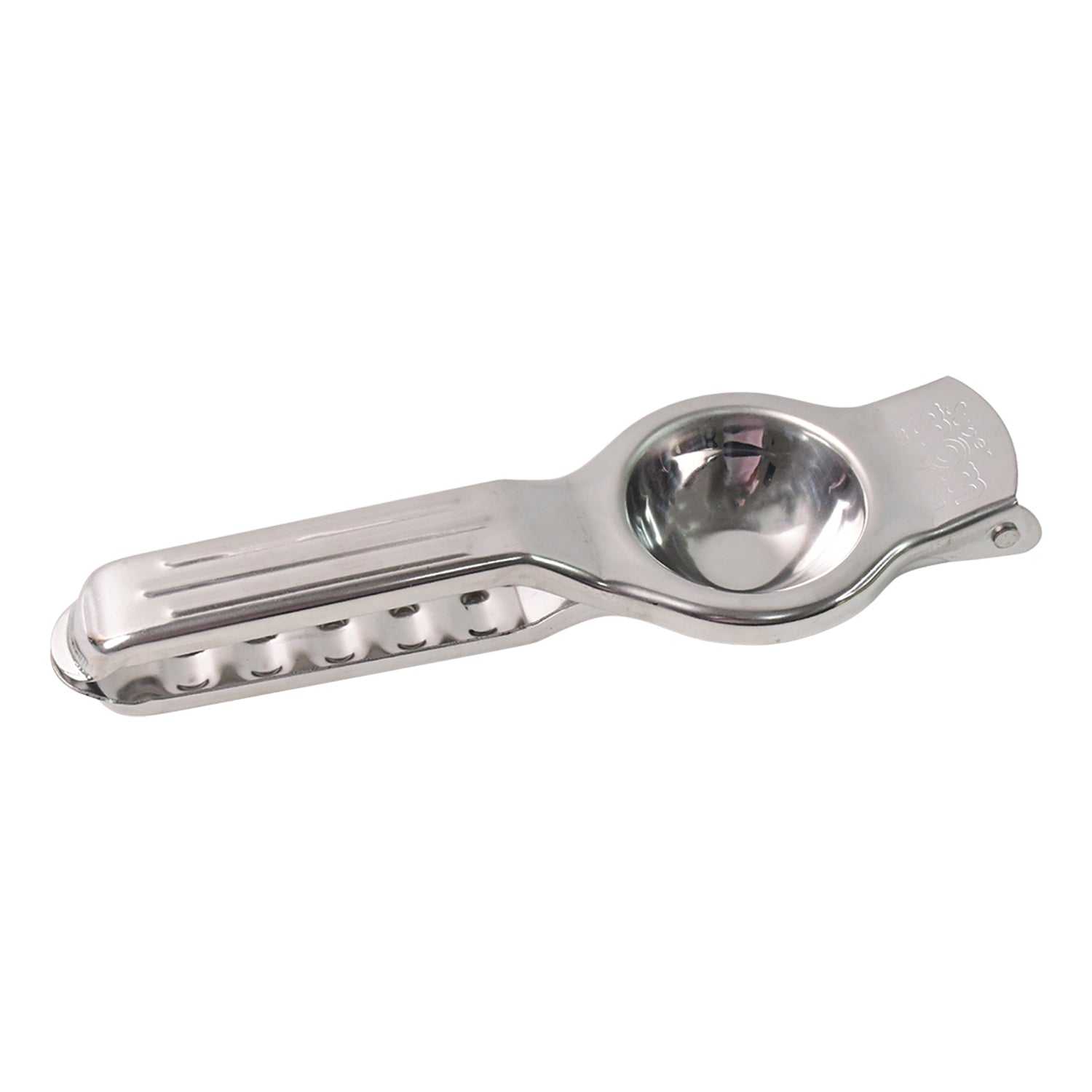 Wukusy Supermom 2-in-1 stainless steel lemon squeezer with built-in bottle opener for home kitchen use.
