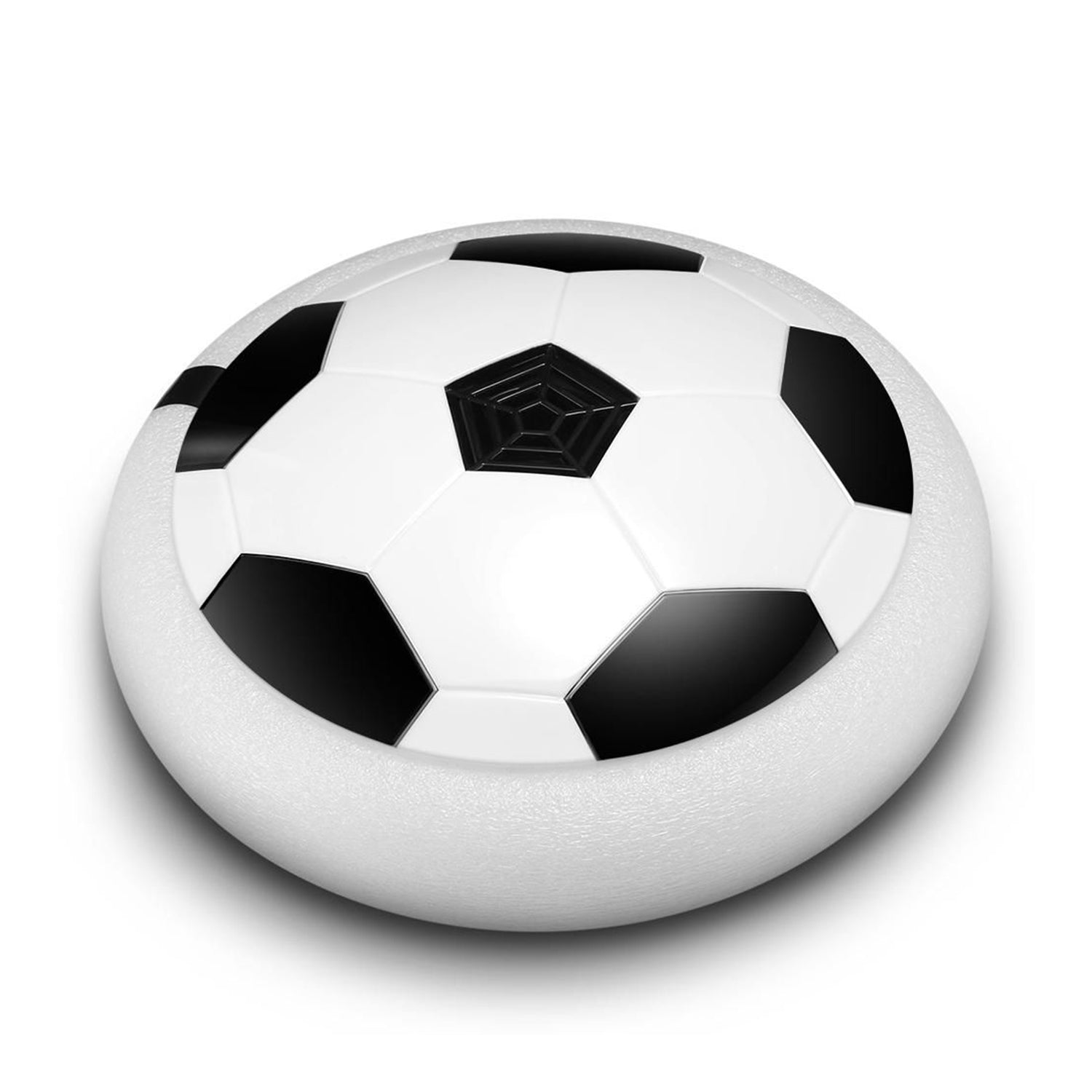 Wukusy Amazing Hover LED Ball toy glowing with colorful lights, designed for kids and household play.