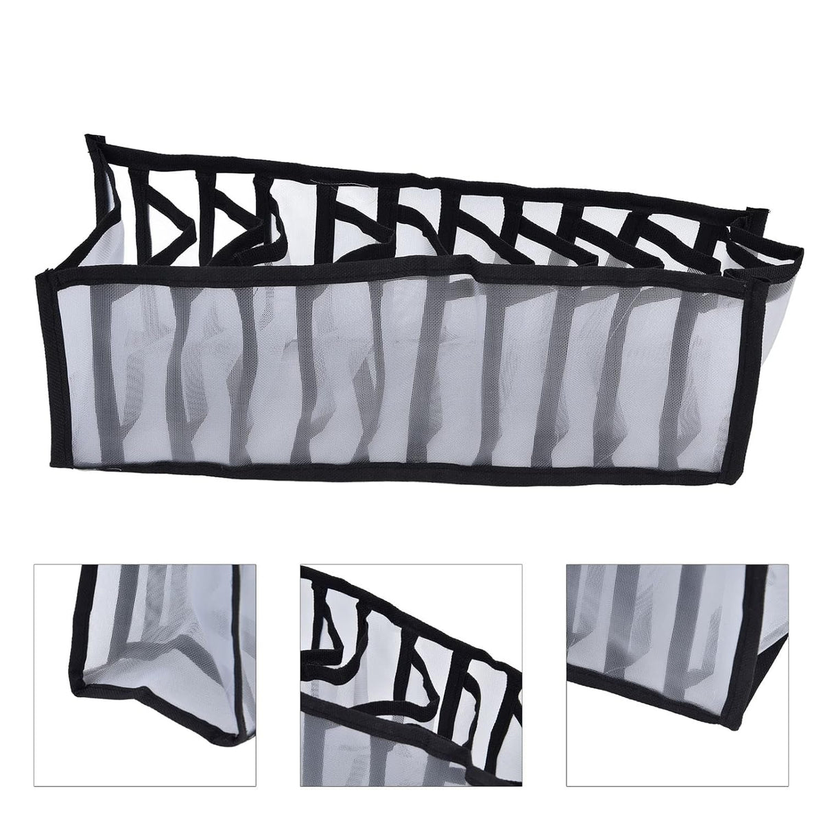 Foldable Laundry 11 Section Organizer Bag For Drawer And Wardrobe Storage (1 Pc)
