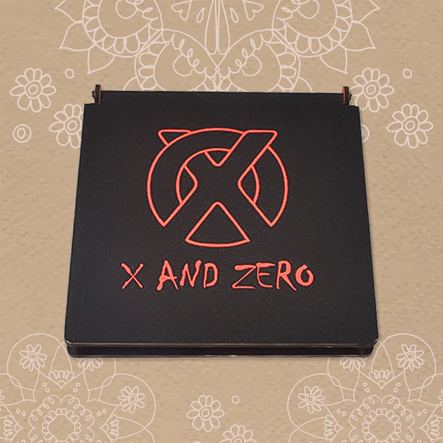 Wukusy X Zero Wooden Board Game set featuring natural wood pieces and a compact, sturdy game board for family fun.