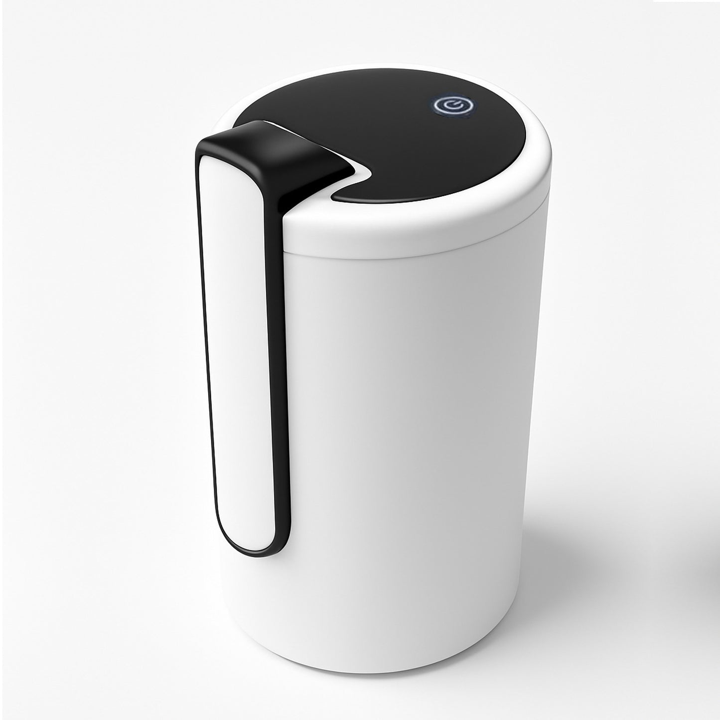 Wukusy electric water dispenser pump attached to a water bottle for easy dispensing in a home kitchen setting