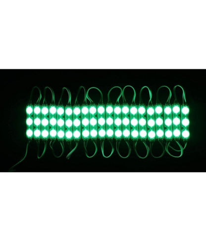 Green Charkee 3LED waterproof night light strip with 12V 5730 SMD LEDs, pack of 20, ideal for indoor and outdoor lighting.