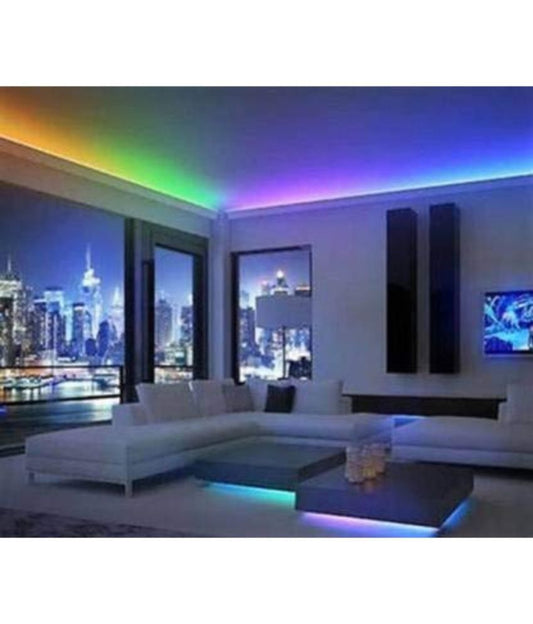 Multicolor Charkee 20m steady bulb rice night lights by 7878, showcasing vibrant multicolor bulbs in a long string.