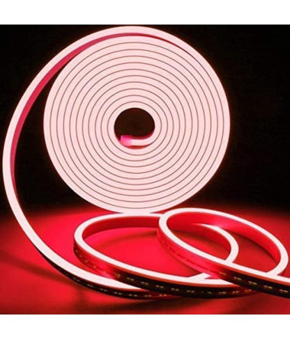 7878 Charkee Red Rope Light night lights, 5-meter waterproof silicone LED decorative lights for indoor and outdoor use.